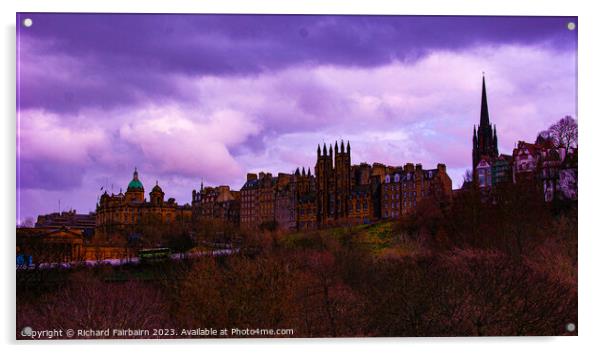 Edinburgh Acrylic by Richard Fairbairn