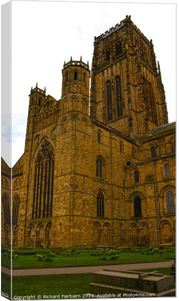Durham Cathedral Canvas Print by Richard Fairbairn