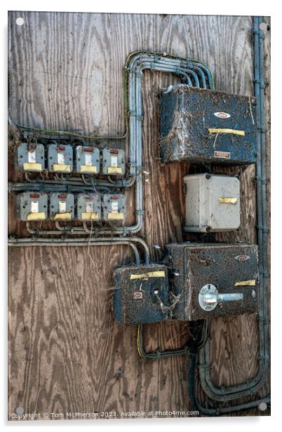 Antique Electrical Wonders Acrylic by Tom McPherson