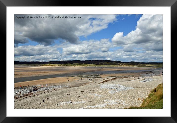 Estuary of the River Ogmore Glamorgan Heritage Coa Framed Mounted Print by Nick Jenkins