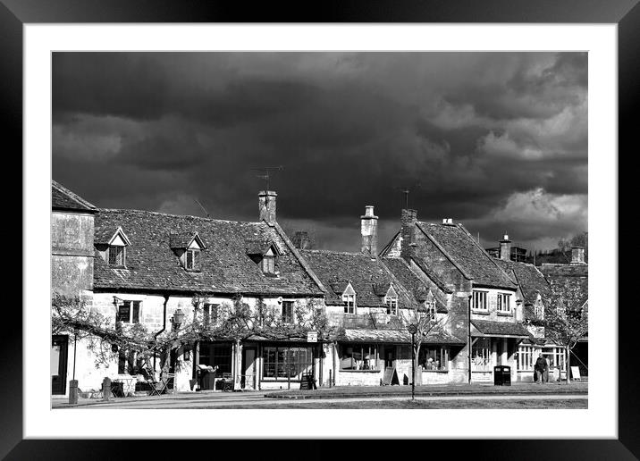 Quintessential Cotswolds: Broadway's Timeless Appe Framed Mounted Print by Andy Evans Photos
