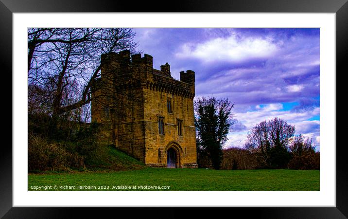Morpeth Castle Framed Mounted Print by Richard Fairbairn