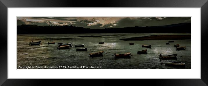 Calm Before the Storm Framed Mounted Print by David Mccandlish