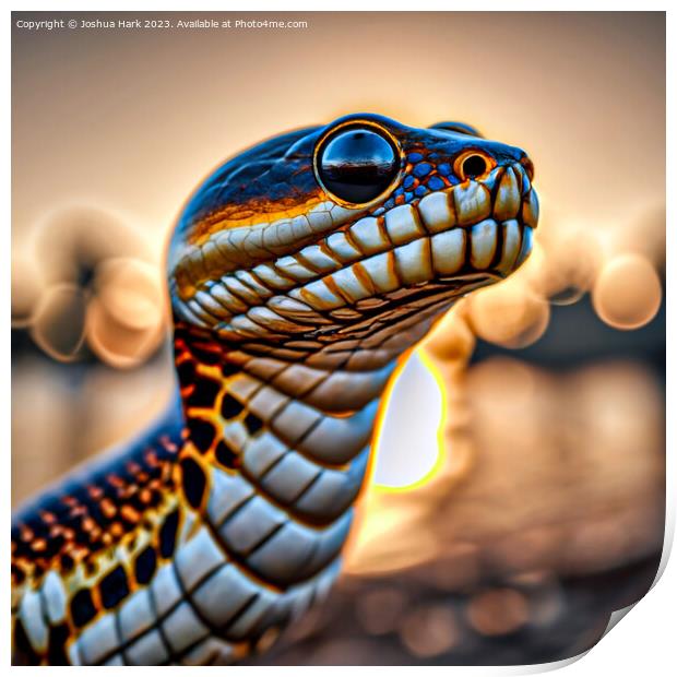 AI Snake  Print by Joshua Hark