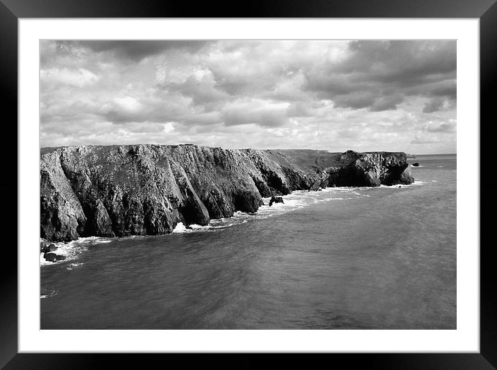 CastleMartin South Peninsula Framed Mounted Print by paulette hurley