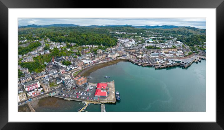 Oban Scotland Framed Mounted Print by Apollo Aerial Photography