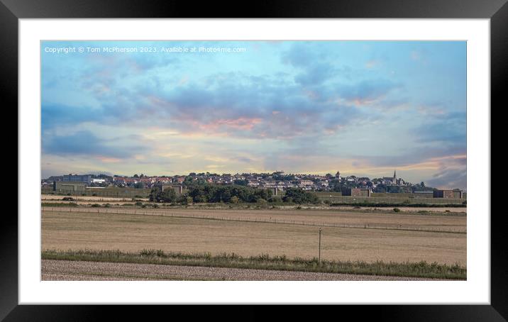 Lossiemouth's Sunrise Splendour Framed Mounted Print by Tom McPherson