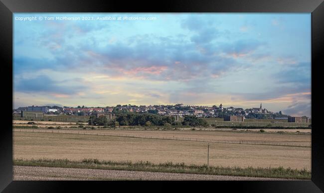 Lossiemouth's Sunrise Splendour Framed Print by Tom McPherson