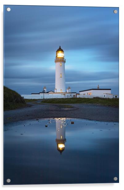Mull of Galloway Lighthouse Reflection Acrylic by Graham McPherson