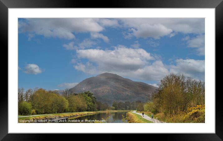 Scotland's Nostalgic Caledonian Canal Framed Mounted Print by Gilbert Hurree