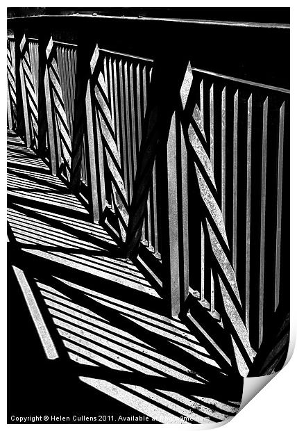 BRIDGE PATTERNS Print by Helen Cullens
