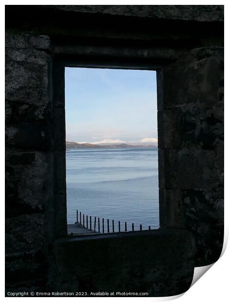 View from Craignish Point Print by Emma Robertson
