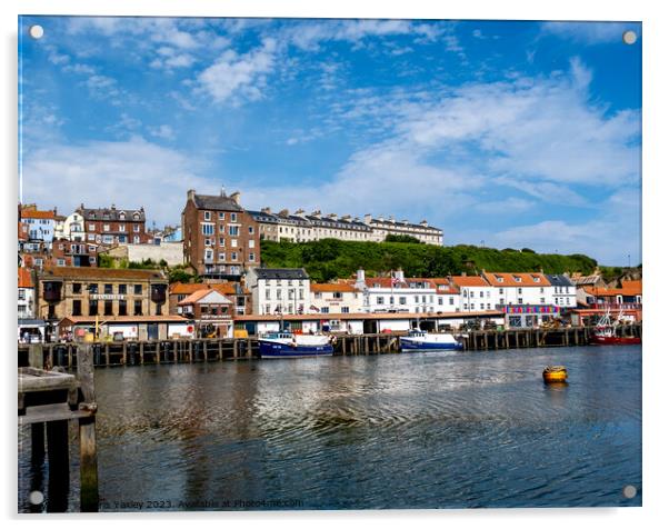 A sunny day in Whitby  Acrylic by Chris Yaxley