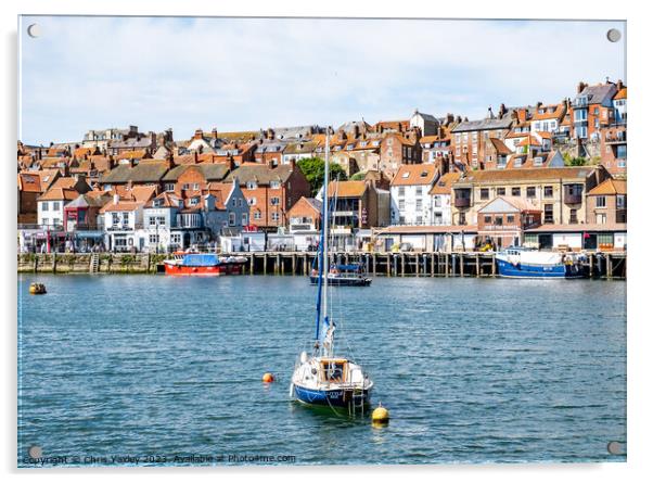 Whitby Harbour, North Yorkshire Acrylic by Chris Yaxley