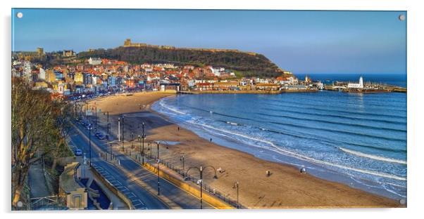 Scarborough South Bay  Acrylic by Darren Galpin