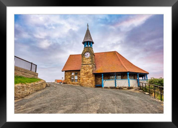 Cullercoats Watch House Framed Mounted Print by Steve Smith