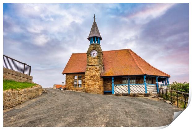 Cullercoats Watch House Print by Steve Smith