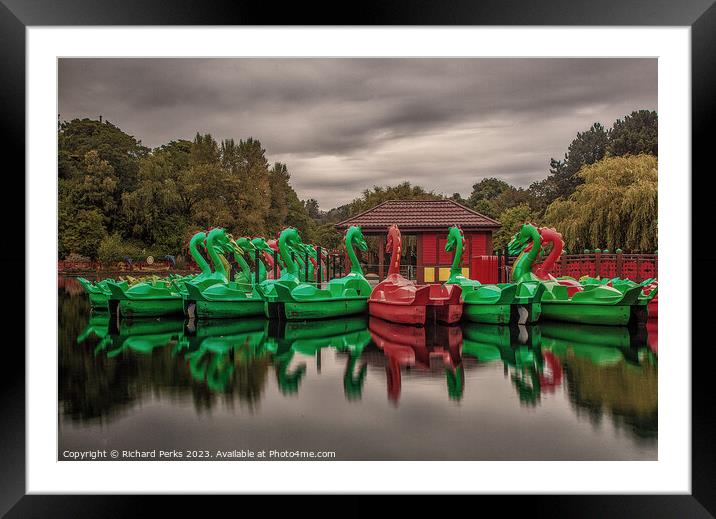 The Scarborough Dragons Framed Mounted Print by Richard Perks