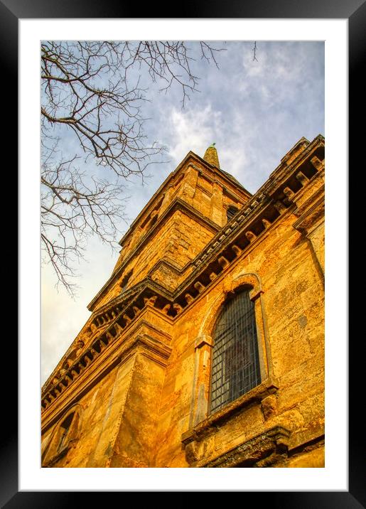 Holy Cross Church Daventry Framed Mounted Print by Helkoryo Photography
