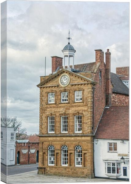 Historical Charm: Daventry's Moot Hall Canvas Print by Helkoryo Photography