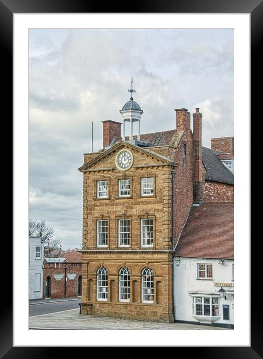 Historical Charm: Daventry's Moot Hall Framed Mounted Print by Helkoryo Photography