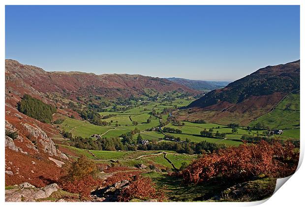 Langdale Valley Print by Roger Green