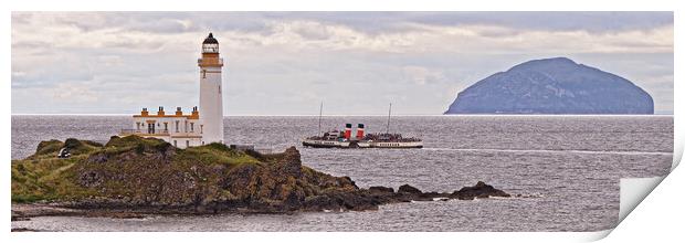 Iconic paddle steamer Waverley passing Turnberry l Print by Allan Durward Photography
