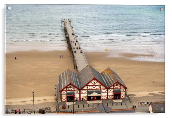 Victorian pier on the coast Acrylic by Chris Yaxley