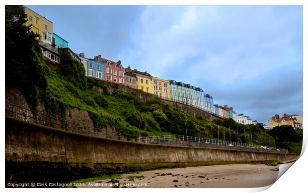 Tenby - Wales Print by Cass Castagnoli