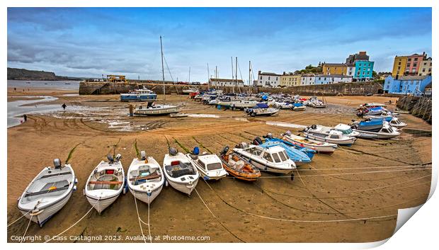 Tenby - Wales Print by Cass Castagnoli