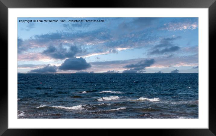 Serenity of Scotland's Moray Firth Framed Mounted Print by Tom McPherson