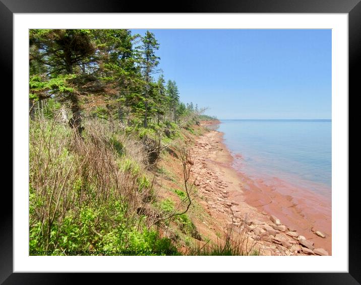 Eroding Cliffs Framed Mounted Print by Stephanie Moore