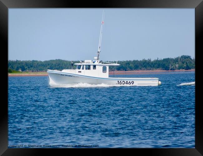 Going Fishing Framed Print by Stephanie Moore