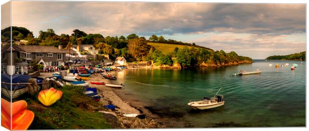 Helford Passage at sunset 2 Canvas Print by Maggie McCall