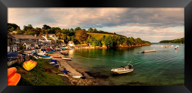 Helford Passage at sunset 2 Framed Print by Maggie McCall