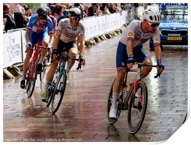 World championship cycling road race Print by John Rae