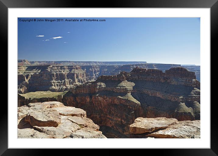 The Grand Canyon. Framed Mounted Print by John Morgan