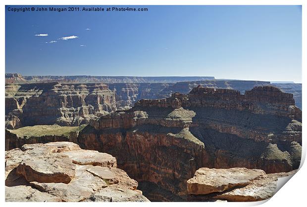 The Grand Canyon. Print by John Morgan