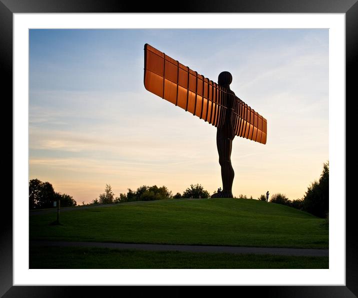 Northern Angel Bathed in Sunlight Framed Mounted Print by Rob Cole