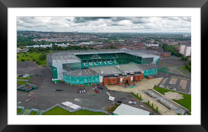 Glasgow Celtic  Framed Mounted Print by Apollo Aerial Photography