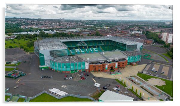 Glasgow Celtic  Acrylic by Apollo Aerial Photography