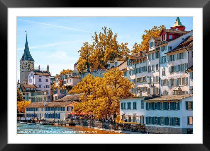 zurich, switzerland Framed Mounted Print by Frank Peters