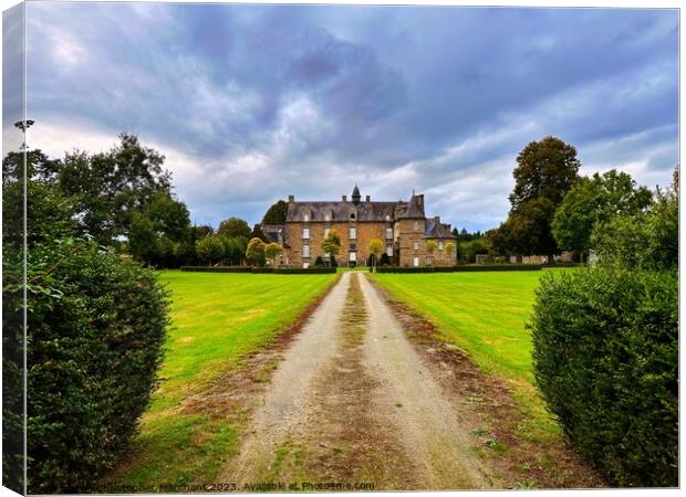 A French Chateau  Canvas Print by Christopher Marchant