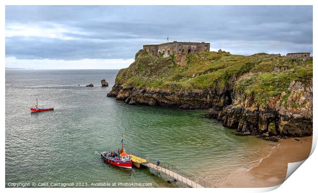 Tenby - Wales Print by Cass Castagnoli