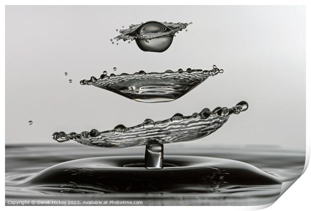 The Impossible Droplets Print by Derek Hickey