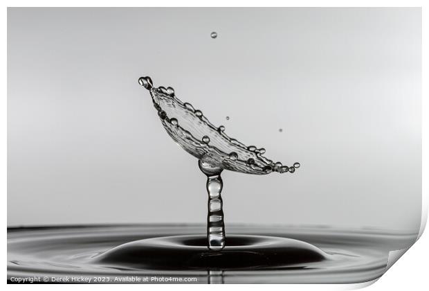 Droplet Collision Print by Derek Hickey