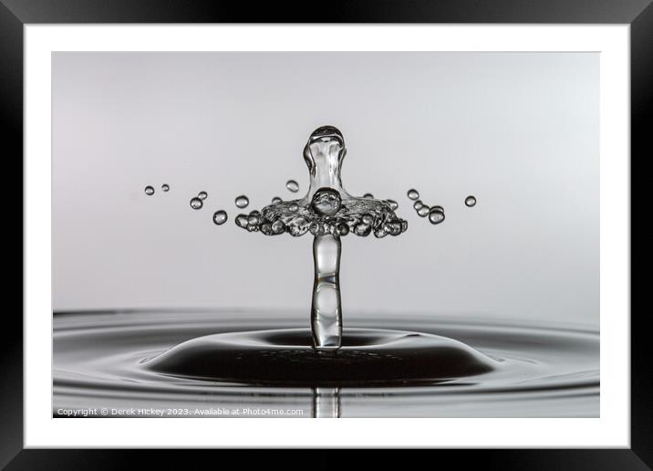 Water Dancer Framed Mounted Print by Derek Hickey