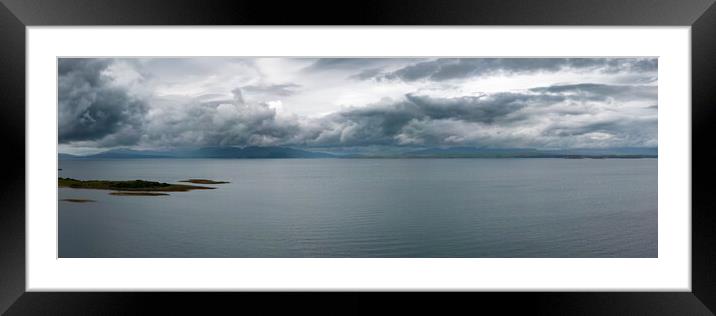 Ganavan to Lismore Framed Mounted Print by Apollo Aerial Photography