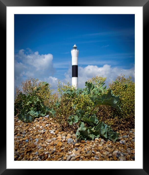 Dungeness lighthouse   Framed Mounted Print by Victoria Bowie