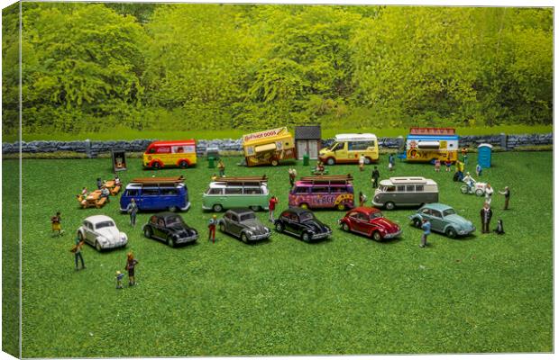 VW Owners Club Canvas Print by Steve Purnell